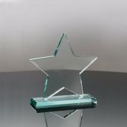 glass trophy award