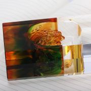 Glass trophy design