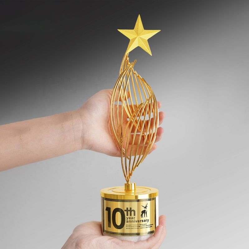 Corporate service trophy