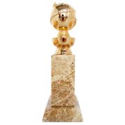 Marble gold trophy