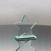 glass trophy cup