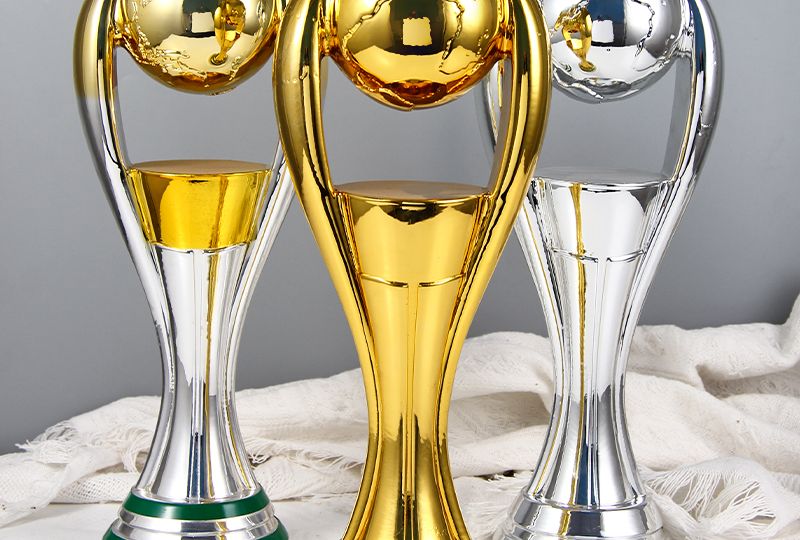 Sports gold silver trophy 8-1