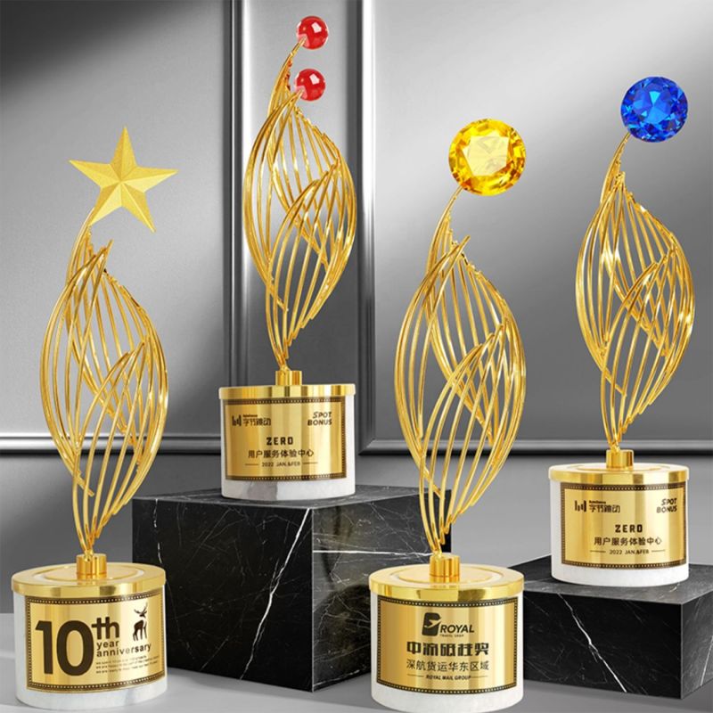 Corporate service trophy