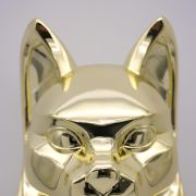 Metal championship trophy