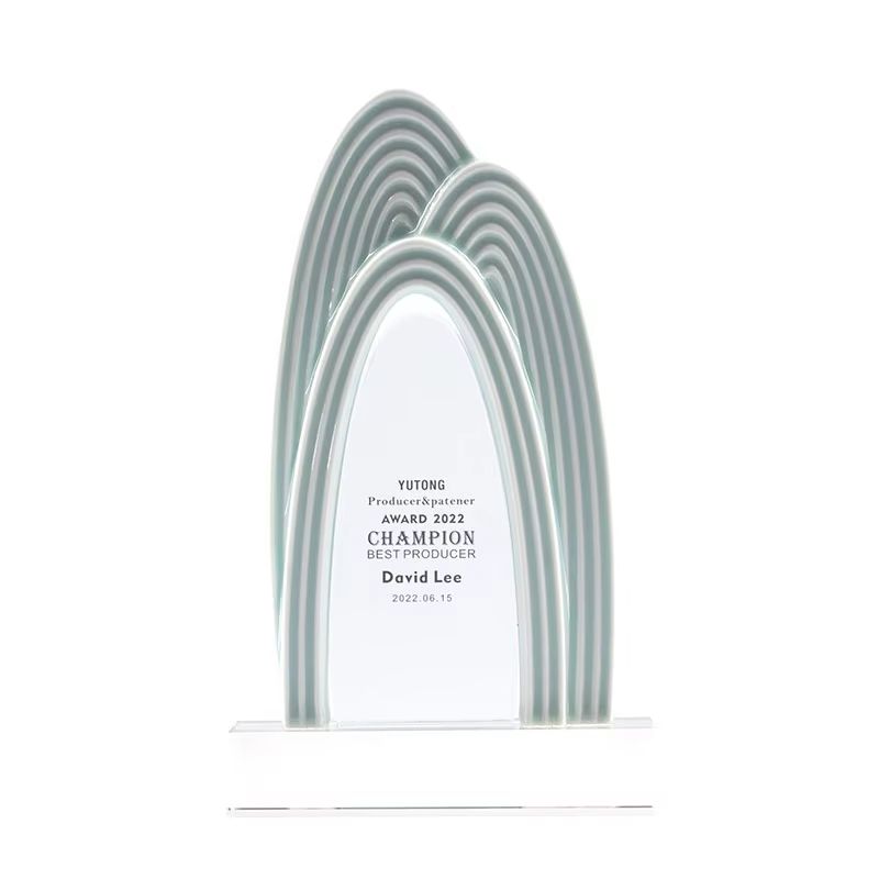 ceramic trophy cup
