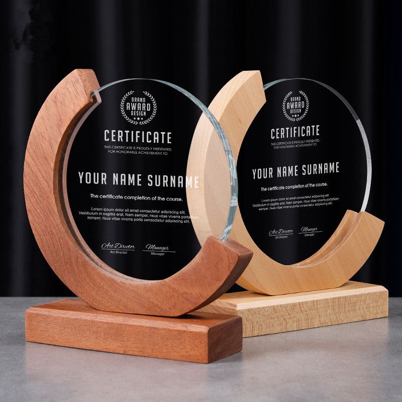 wood trophy