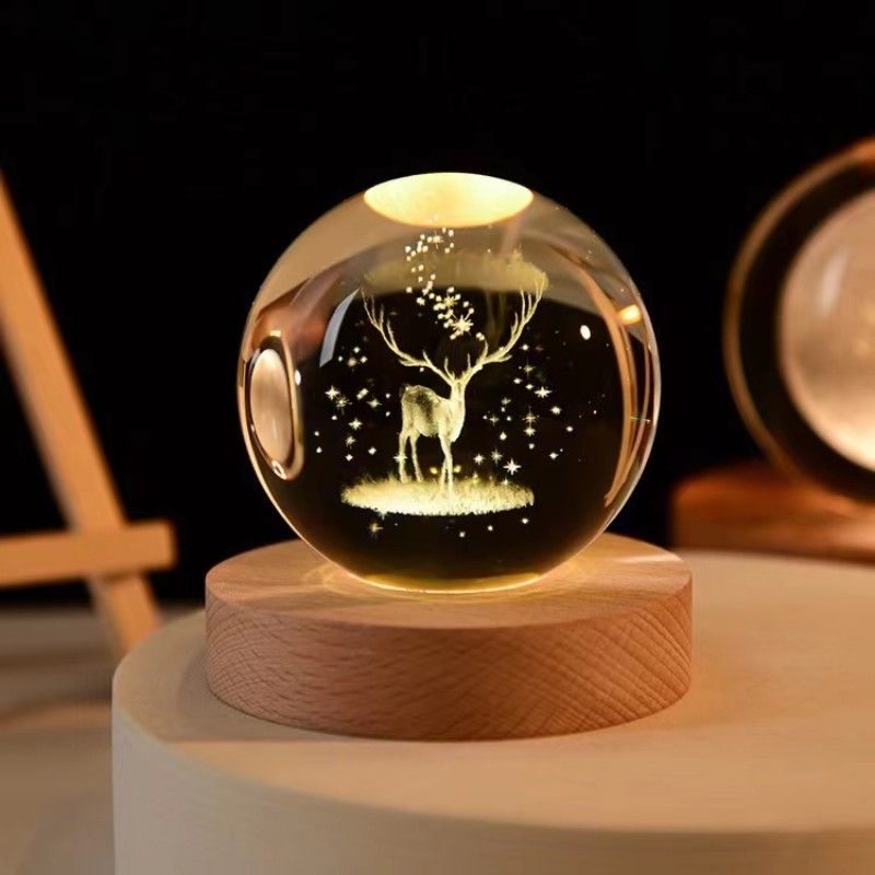 3D crystal ball