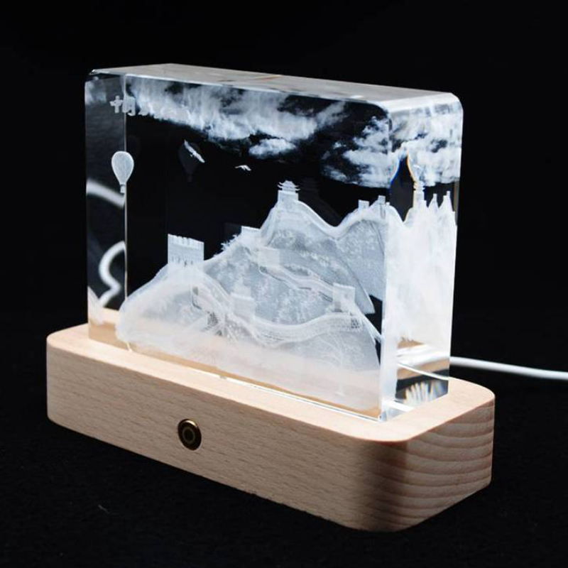 3d crystal laser engraving