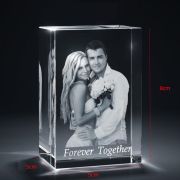 3d crystal photo