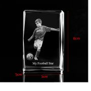 3d crystal photo
