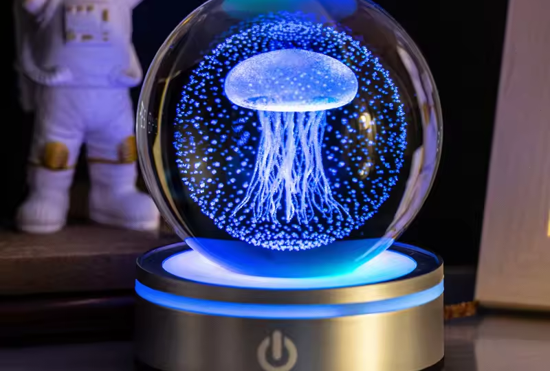 3d solar system crystal ball​ 06