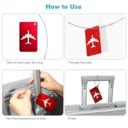 Airline keychain card