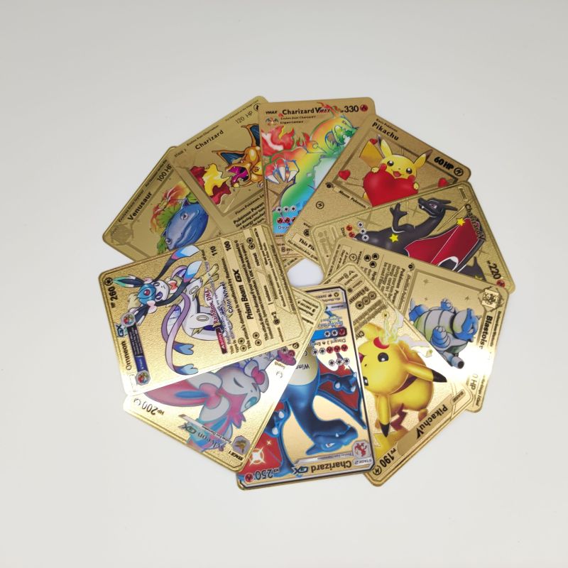 Anime metal card