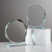 Blank crystal trophy
