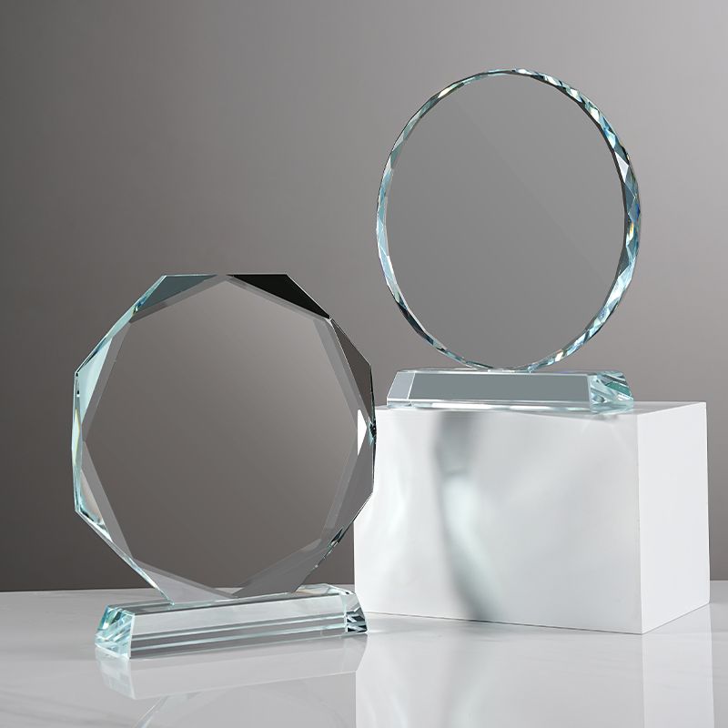 Blank crystal trophy