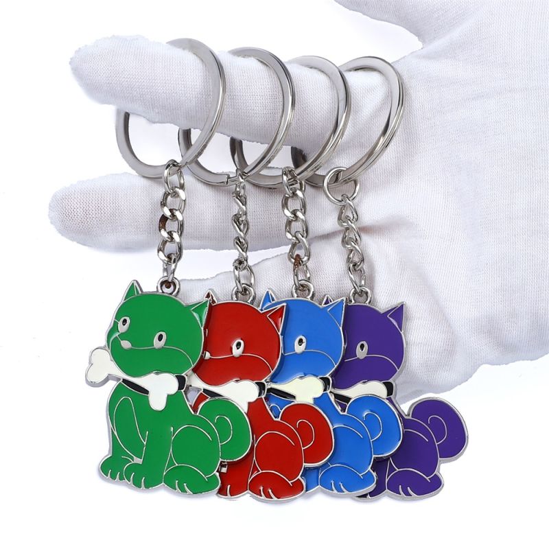 key ring with chain
