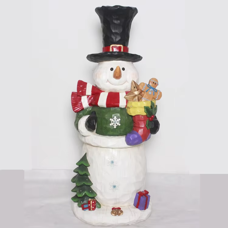 Christmas Snowman Figure