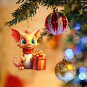 Christmas doll ornaments