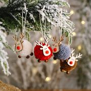 Christmas tree plush hangings