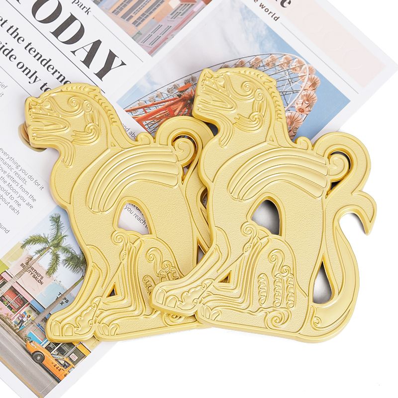 Gold Fridge Sticker