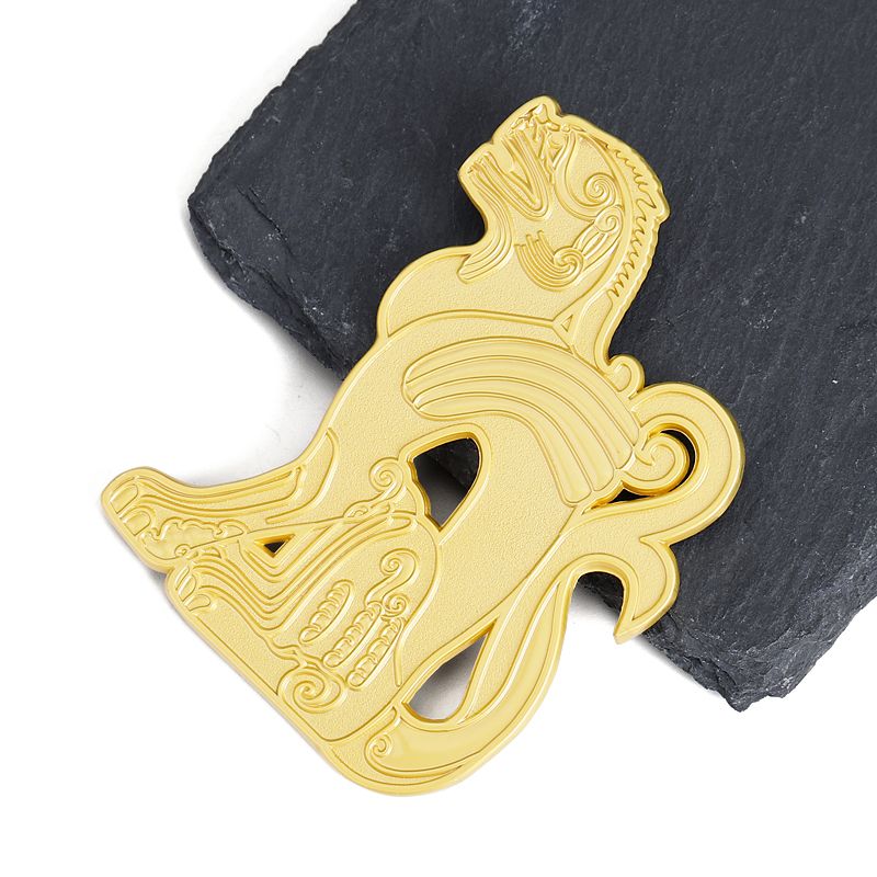 Gold Fridge Sticker