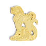 Gold Fridge Sticker