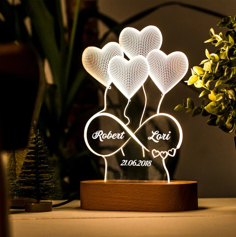 Heart acrylic