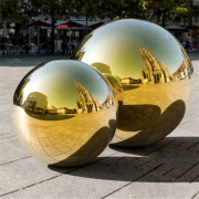 Outdoor stainless steel decoration