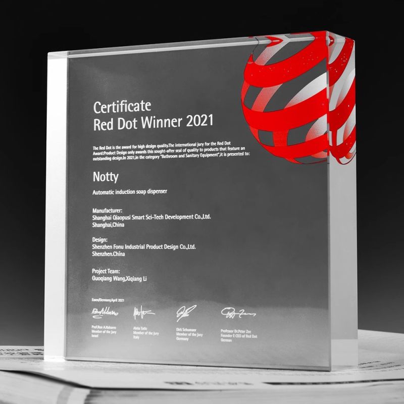 Square Crystal Award