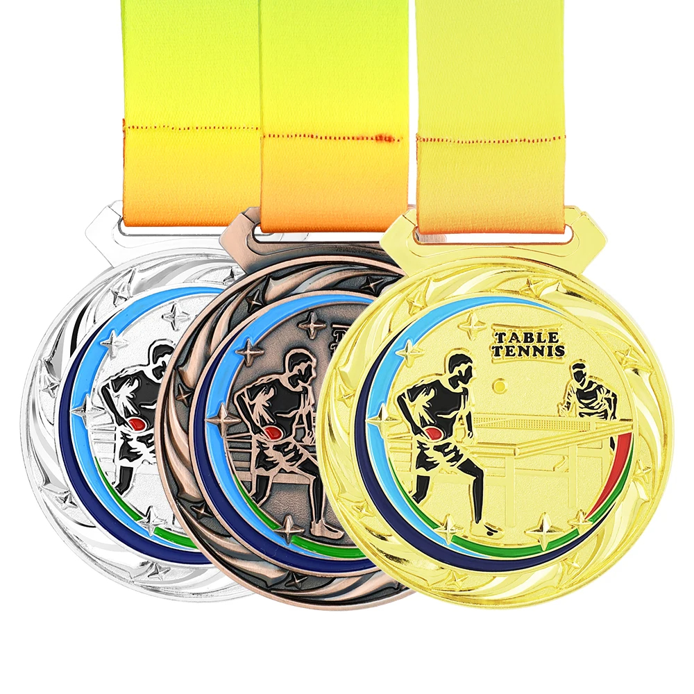 Table tennis medals
