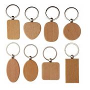 Wooden key chain