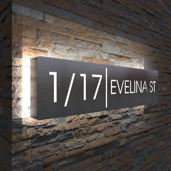 acrylic number signs​