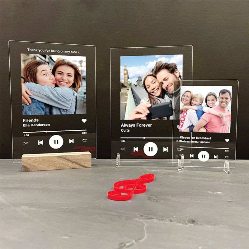 acrylic song plaque
