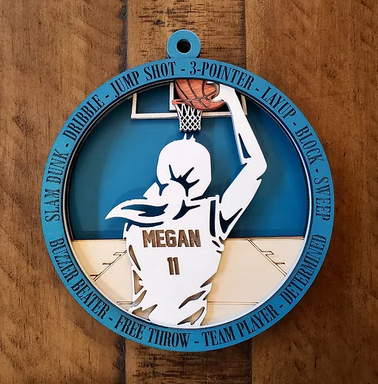 basketball medallions