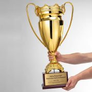 big football trophy