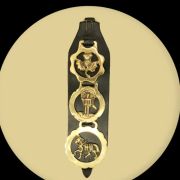 brass horse medallions