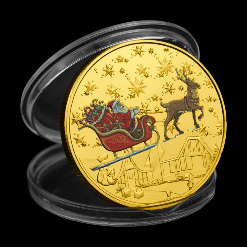 copper christmas coins​