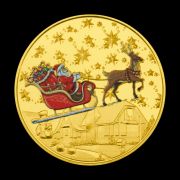 copper christmas coins​