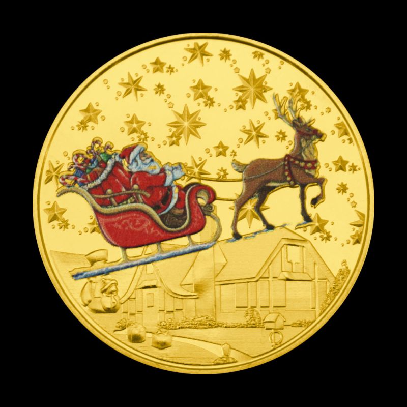 copper christmas coins​