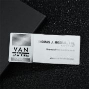 copper metal business card​