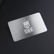 copper metal business card​