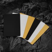 copper metal business card​