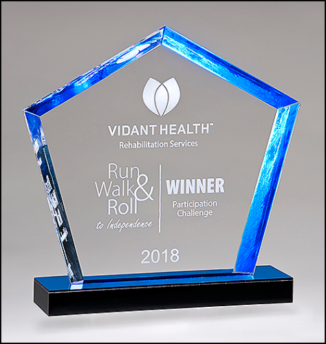 corporate crystal awards