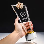 crown and trophy