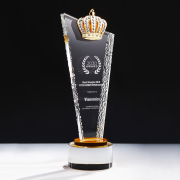 crown and trophy