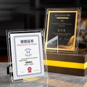 crystal plaque engraving​