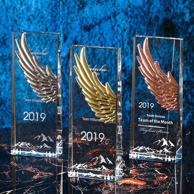 crystal trophy awards