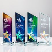 crystal trophy custom