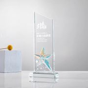 crystal trophy custom