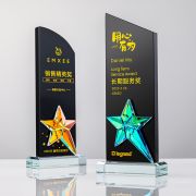 crystal trophy custom